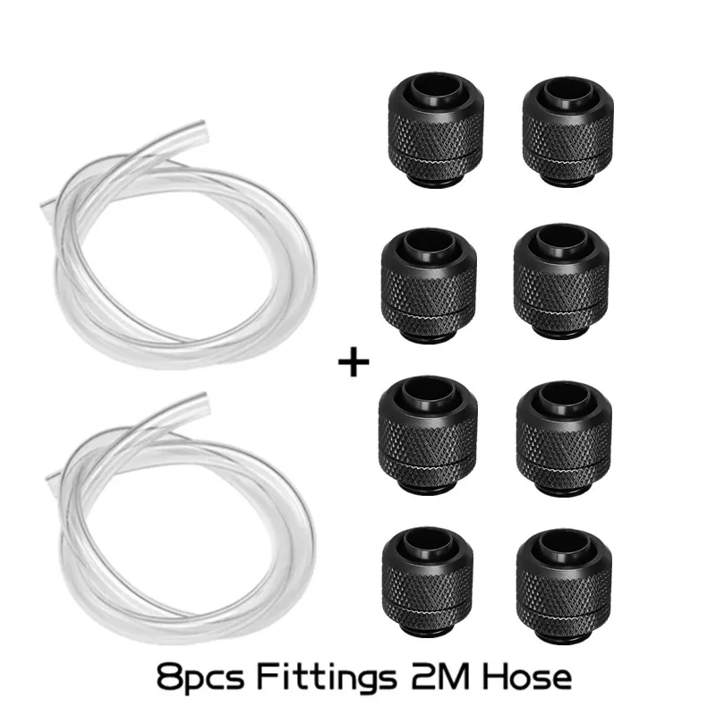 Pc Gaming Set - Hose Fitting KIT 3/8''Thick 9.5*15.9mm/9.5*12.7mm PC
