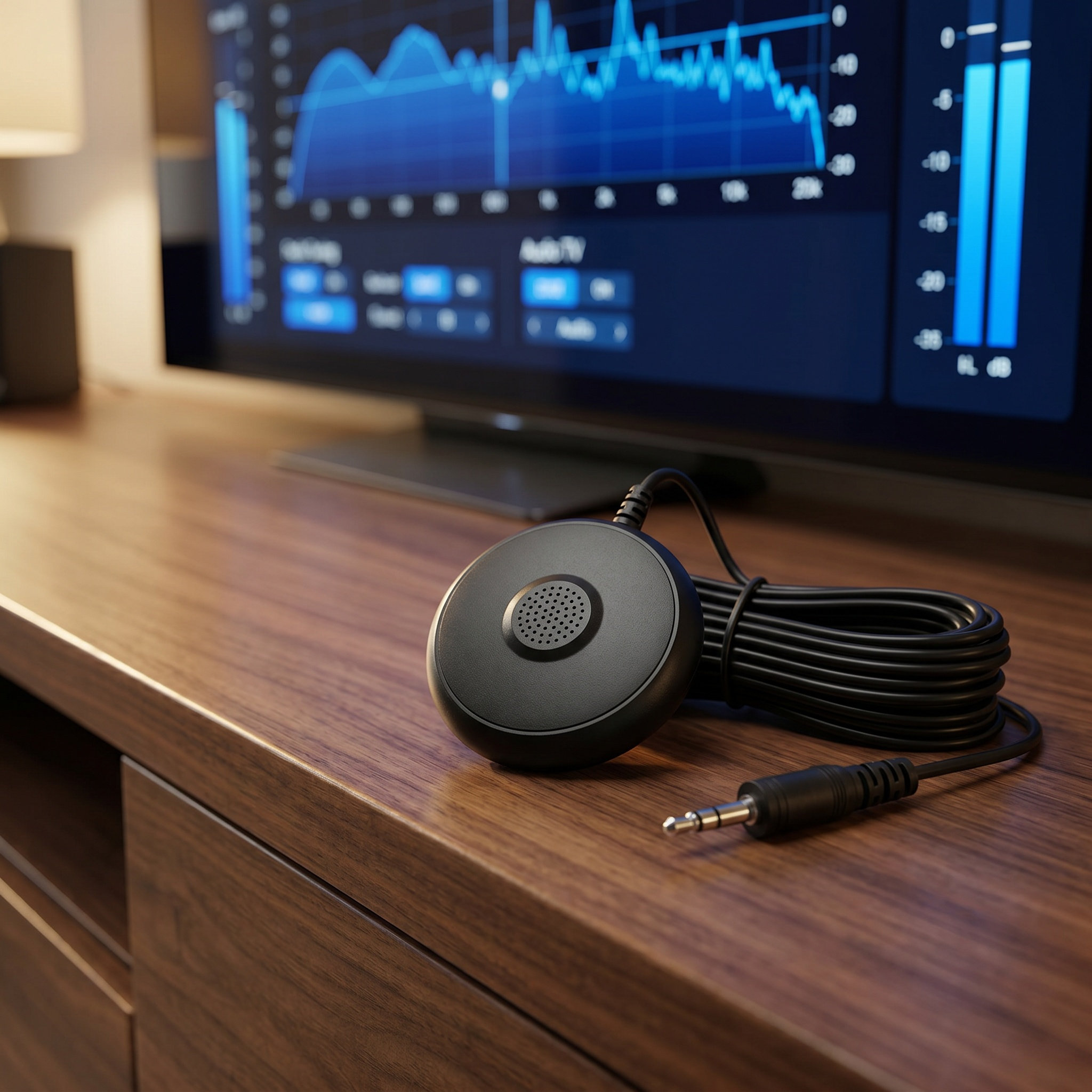 Pc Gaming Online - Compact Desktop Calibration Microphone for Accurate