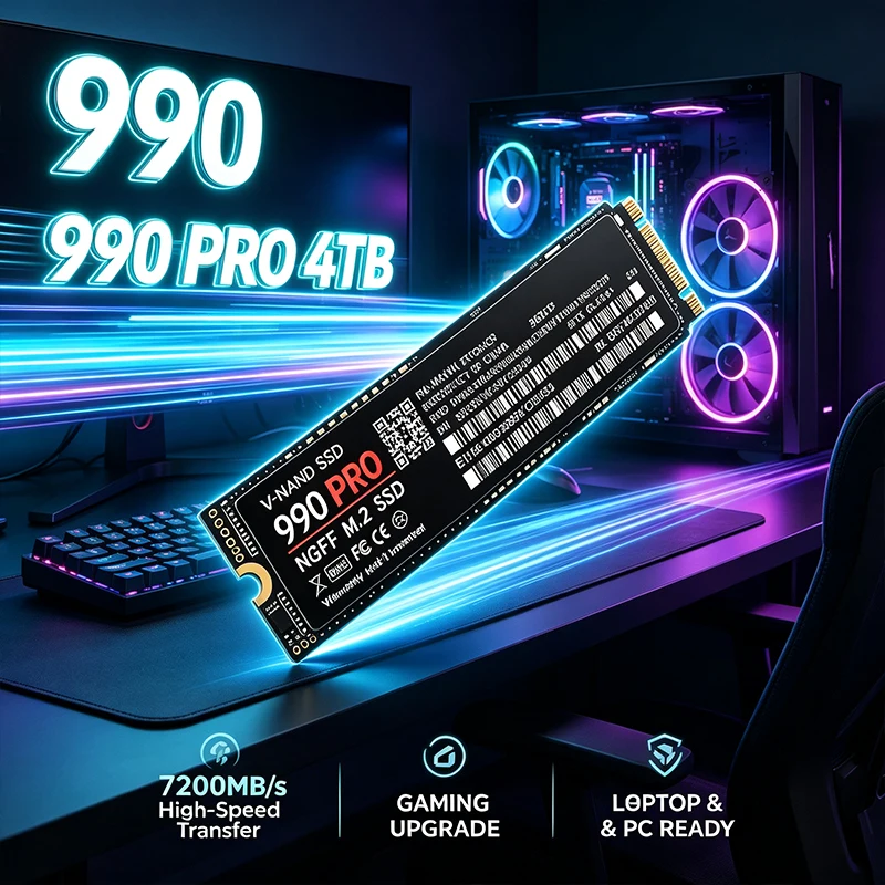 Pc Gaming Ps5 - 990 PRO M.2 NGFF SSD 7200MB/s