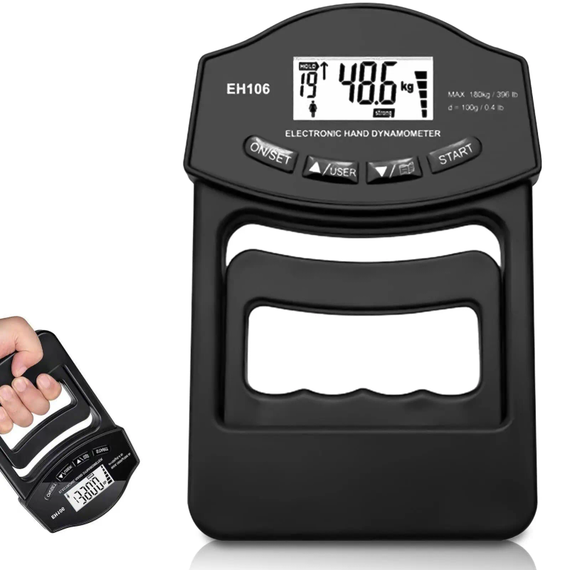 Dual Monitor Arm - 396Lbs/180Kg Digital Hand Dynamometer Grip Grip