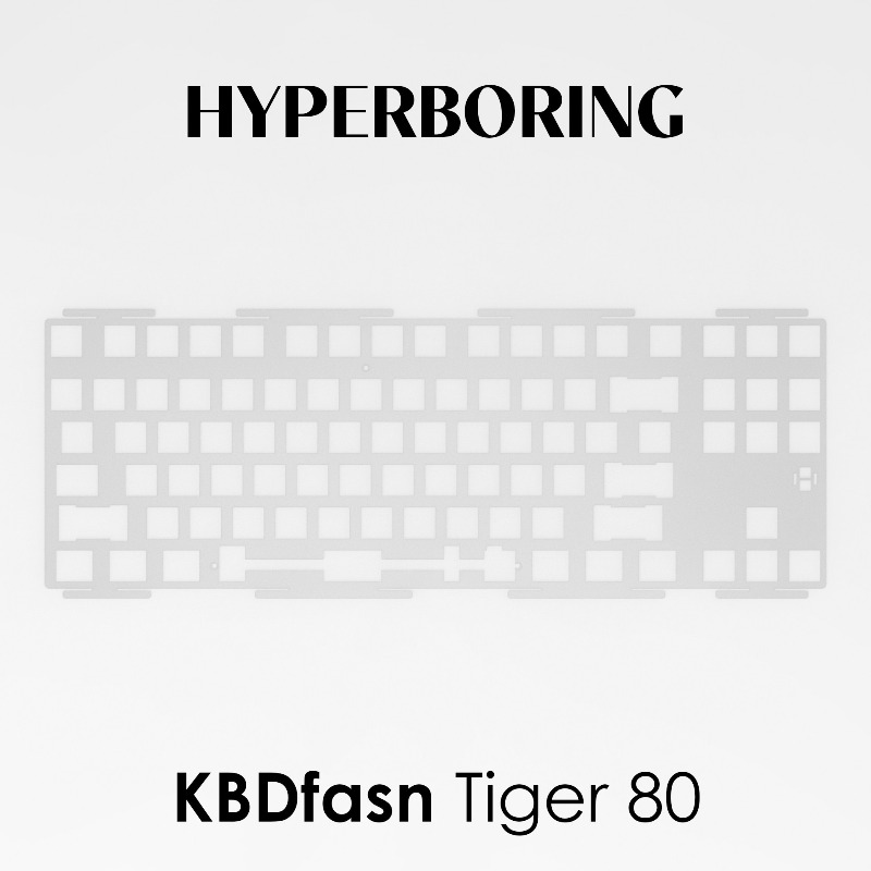 Gaming Pc Equipment - HYPERBORING Tiger80 Keyboard Positioning Board Customization
