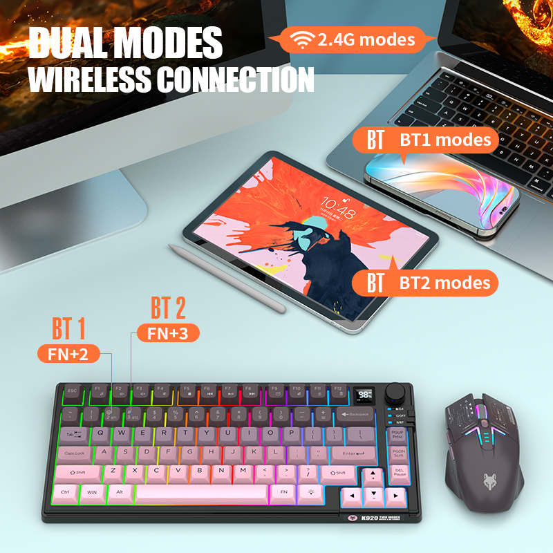 2.4G Dual-Mode Bluetooth Wirel - огляд і ціна Pc Gaming Set