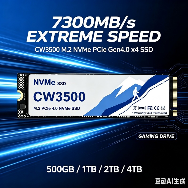 CW3500 M.2 NVMe SSD 7300MB/s T - огляд і ціна Pc Gaming Ps5