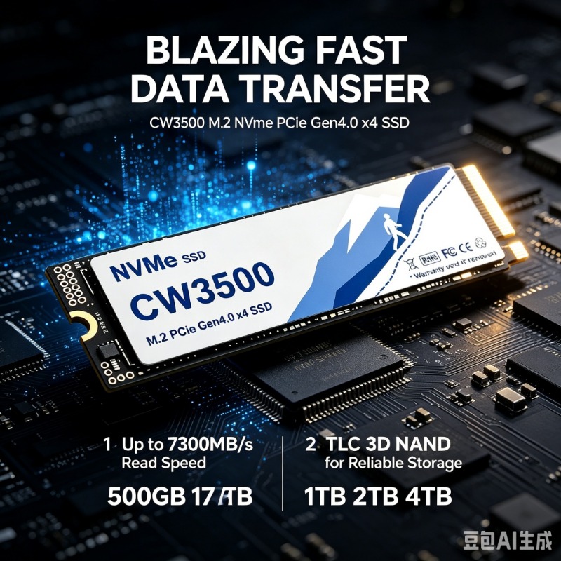 CW3500 M.2 NVMe SSD 7300MB/s T - огляд і ціна Pc Gaming Ps5
