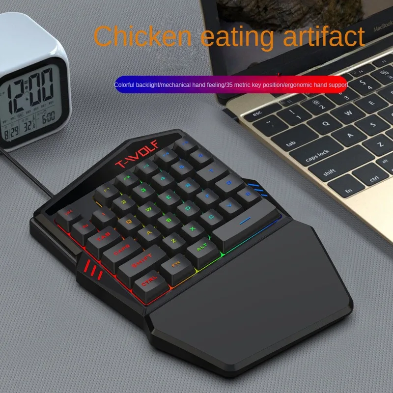 T-WOLF TF900 One Handed Keyboa - огляд і ціна Pc Gaming Set