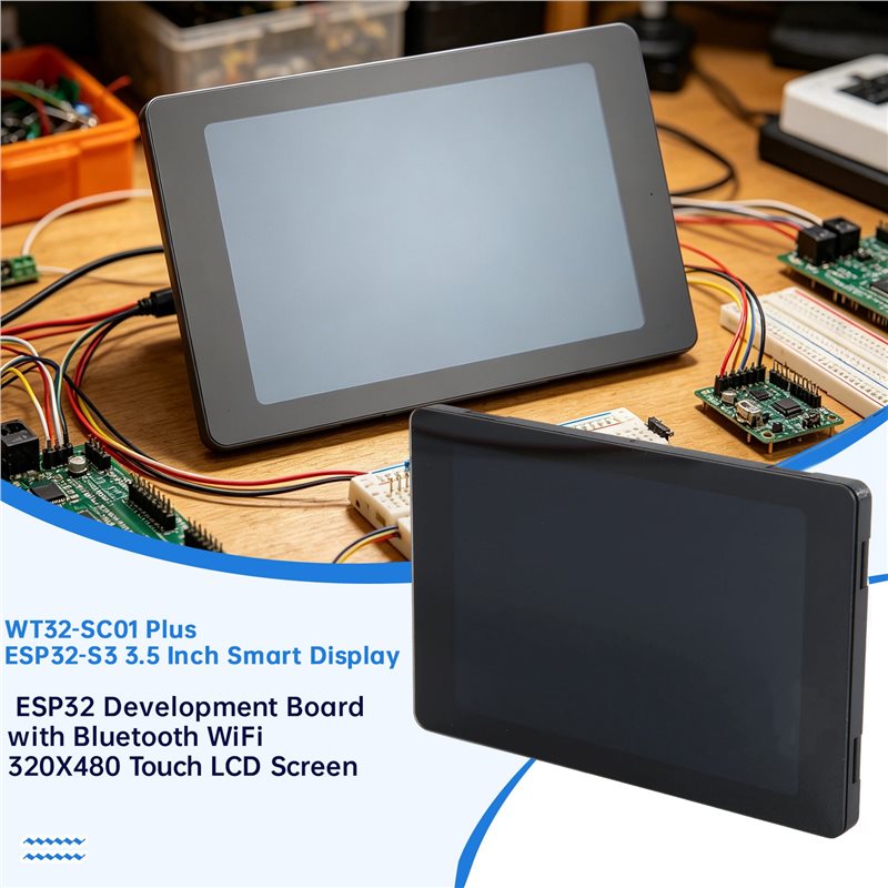 [ABDH] WT32-SC01 Plus ESP32-S3 - огляд і ціна Dual Monitor Arm