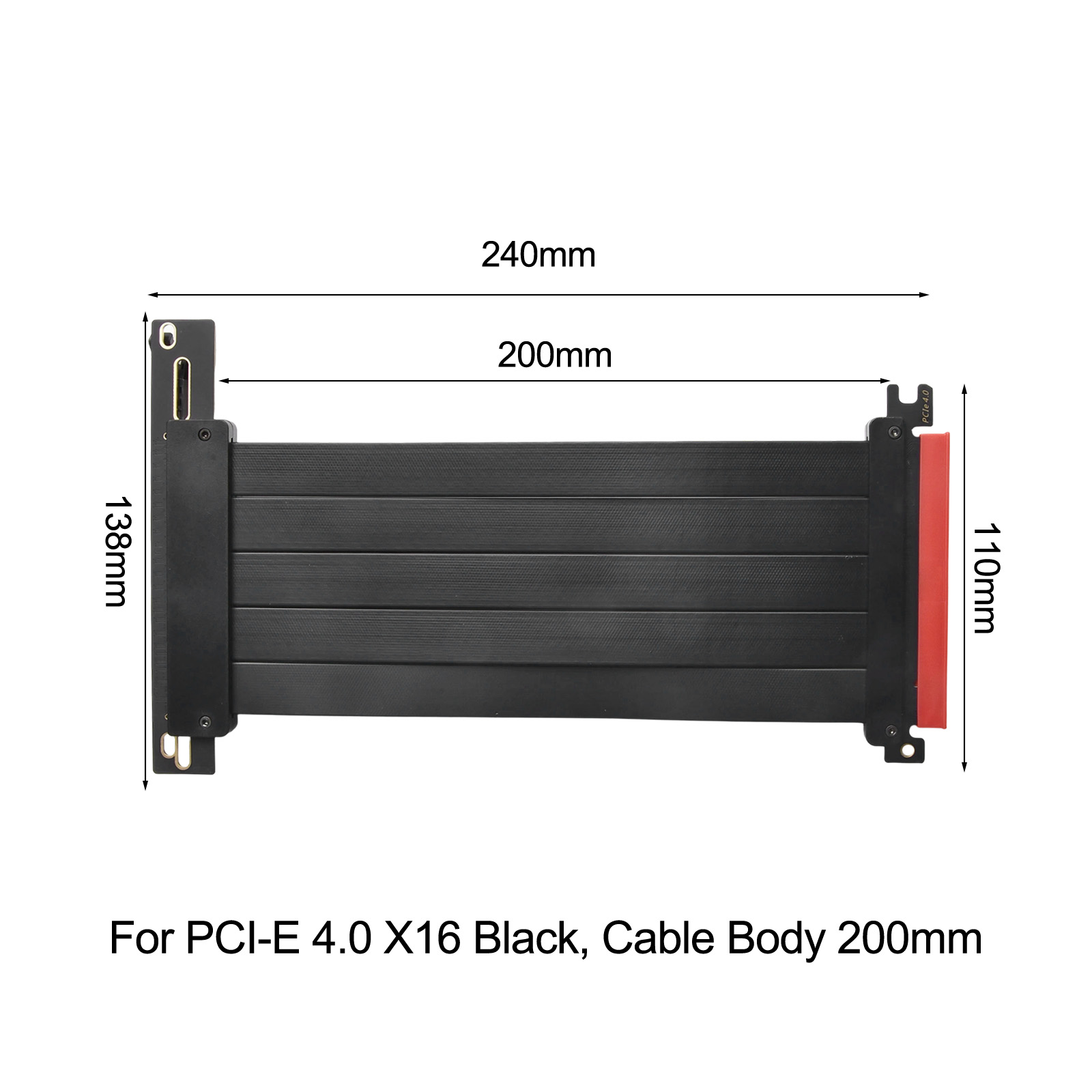 For PCIe 4.0 X16 Riser Cable 2 - огляд і ціна Gpu Vertical Mount