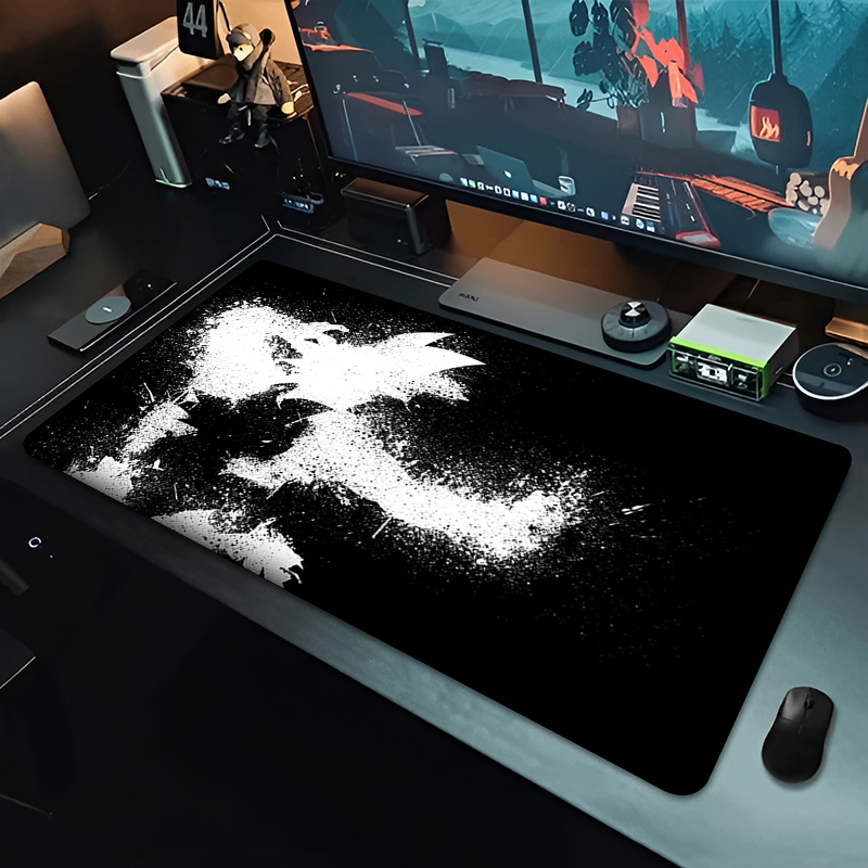 DBZ Black Anime Mouse Pad Drag - огляд і ціна Pc Gaming Keyboard And Mouse