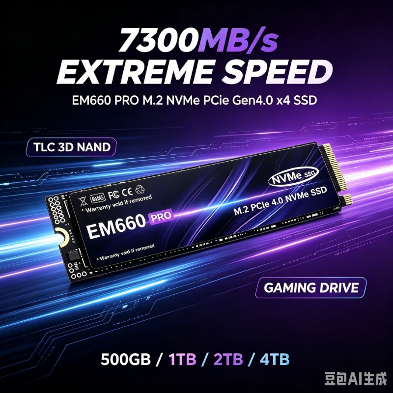 EM660 M.2 NVMe SSD 7300MB/s TL - огляд і ціна Pc Gaming Ps5