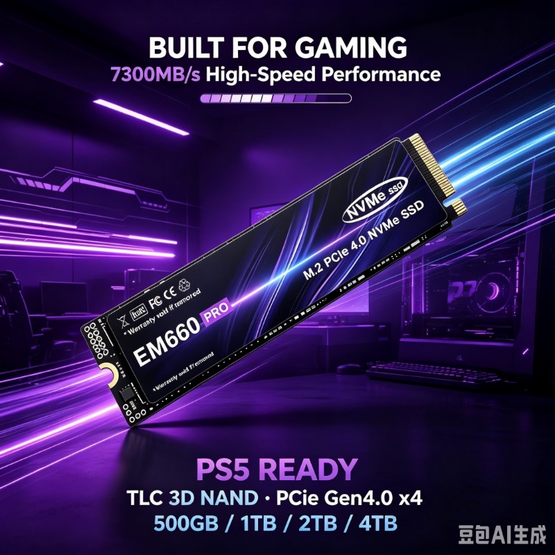 EM660 M.2 NVMe SSD 7300MB/s TL - огляд і ціна Pc Gaming Ps5