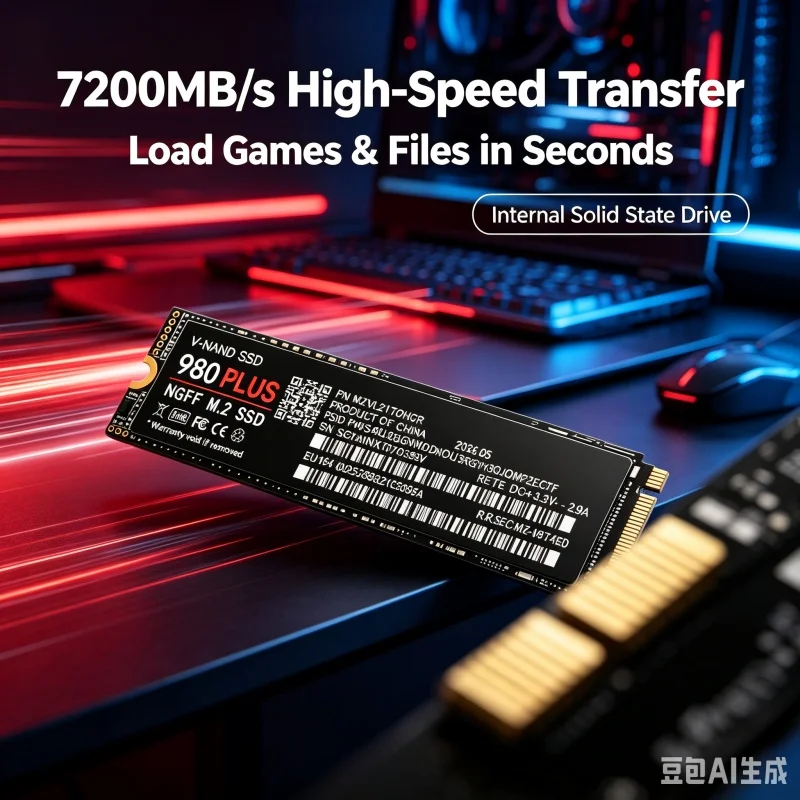 980 PLUS M.2 NGFF SSD 7200MB/s - огляд і ціна Pc Gaming Ps5