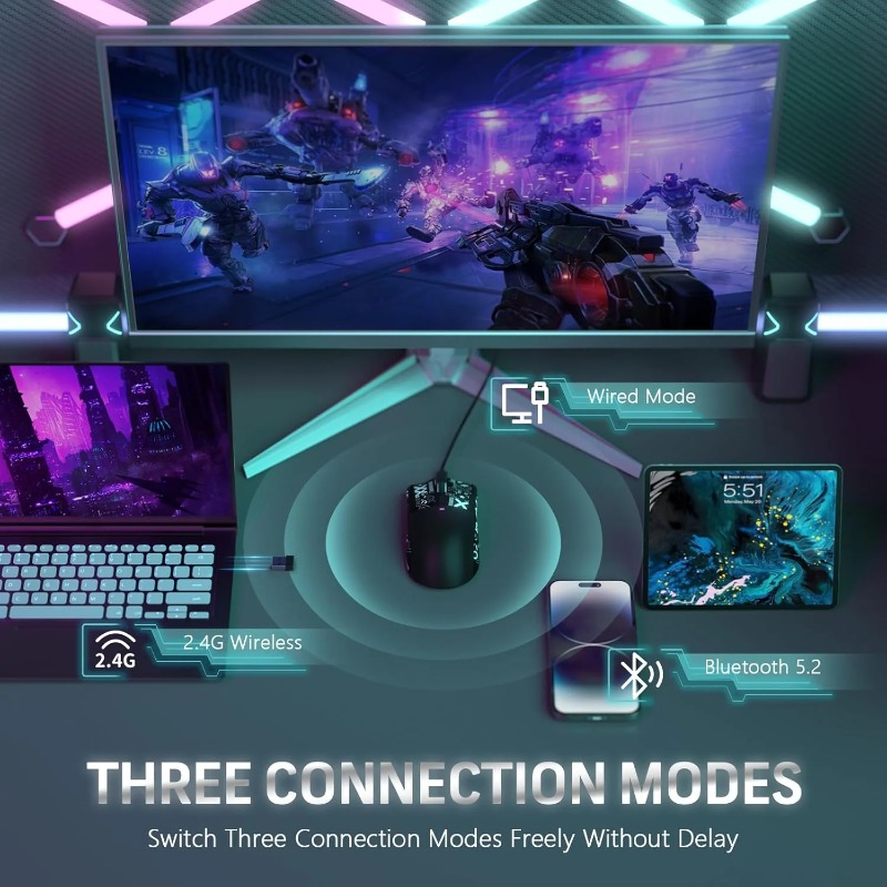 ATTACK SHARK X11 Wireless Gami - огляд і ціна Pc Gaming X3D