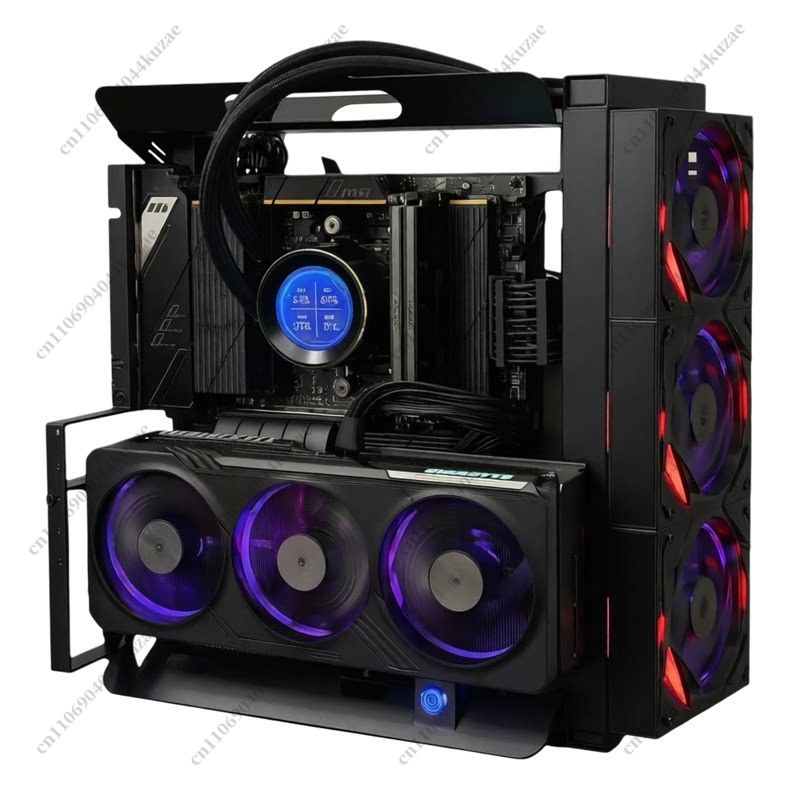 Open Frame Computer Case, Supp - огляд і ціна Gpu Vertical Mount