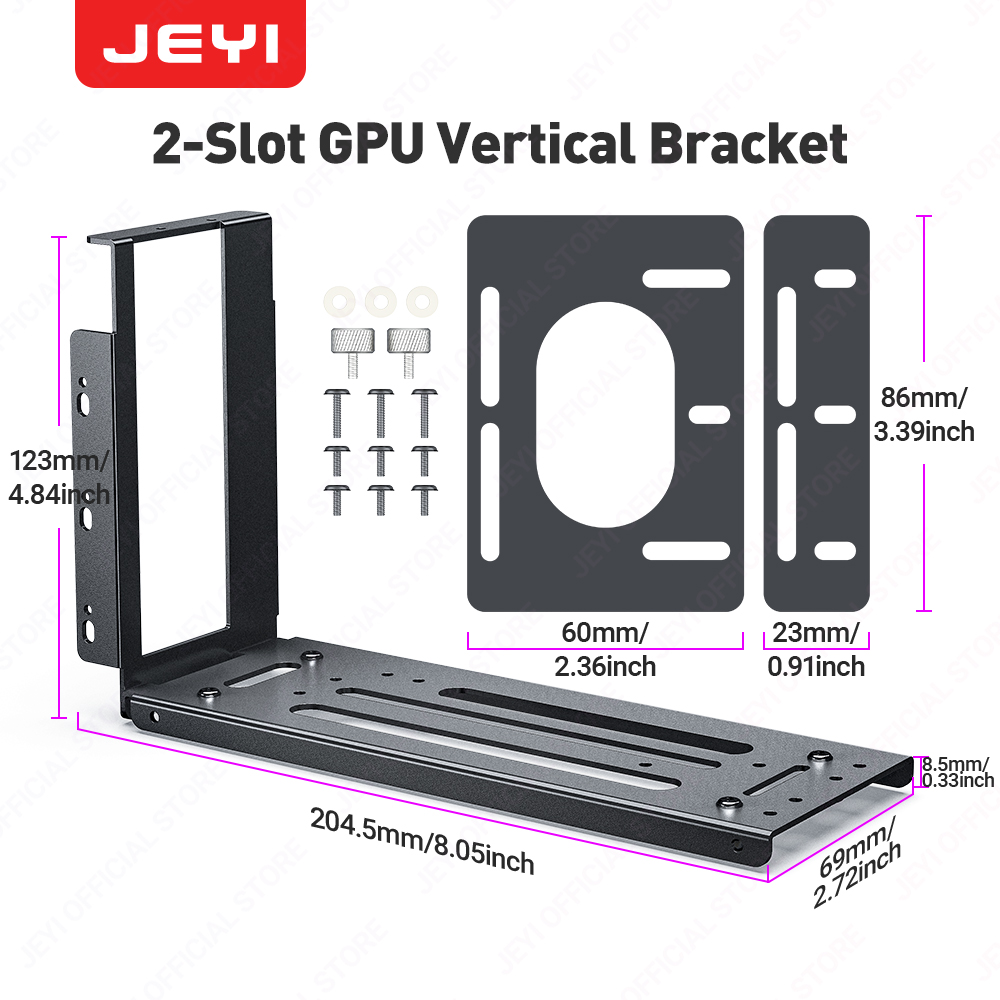 JEYI Vertical Graphics Card Mo - огляд і ціна Gpu Vertical Mount