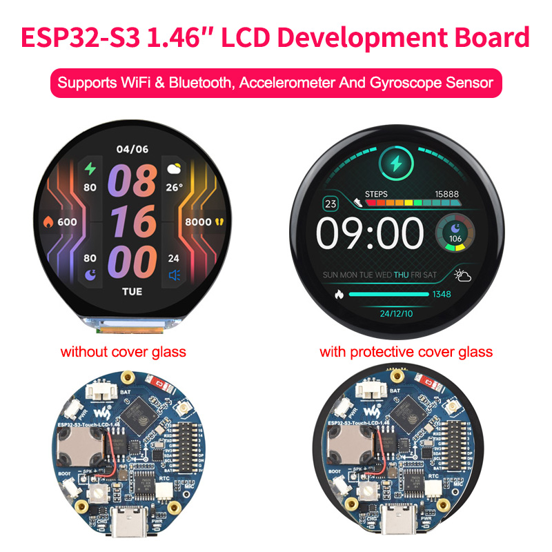 1.46 Inch Round Display ESP32- - огляд і ціна Dual Monitor Arm