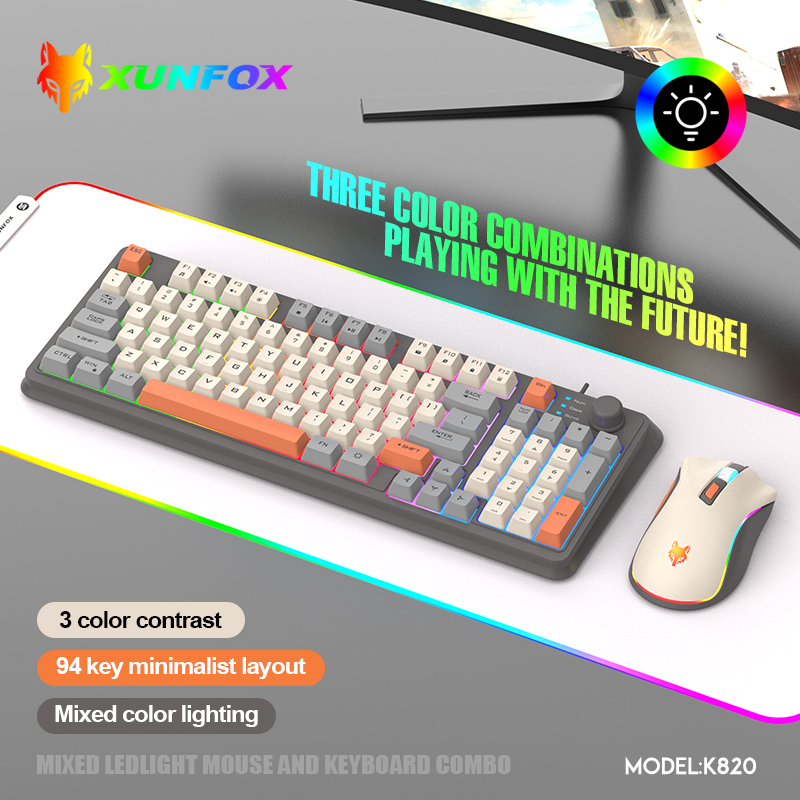 K820 USB Wired Game Keyboard M - огляд і ціна Pc Gaming Set