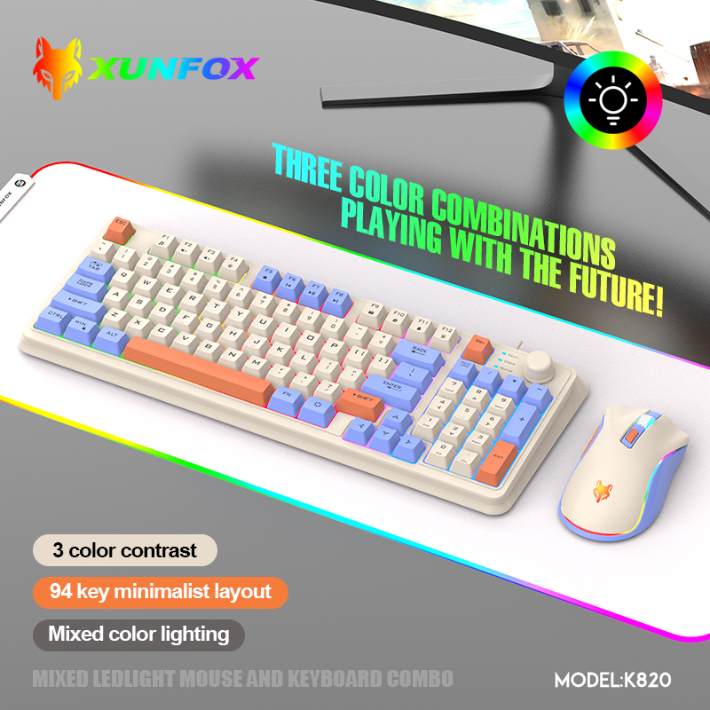 K820 USB Wired Game Keyboard M - огляд і ціна Pc Gaming Set