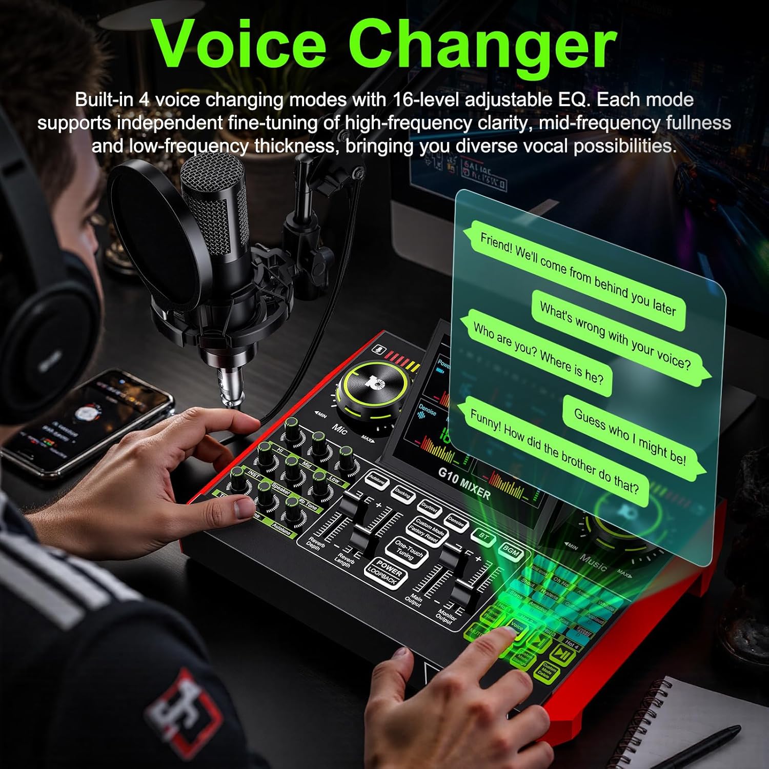 Tenlamp G10 Live Streaming Aud - огляд і ціна Gaming Pc Equipment