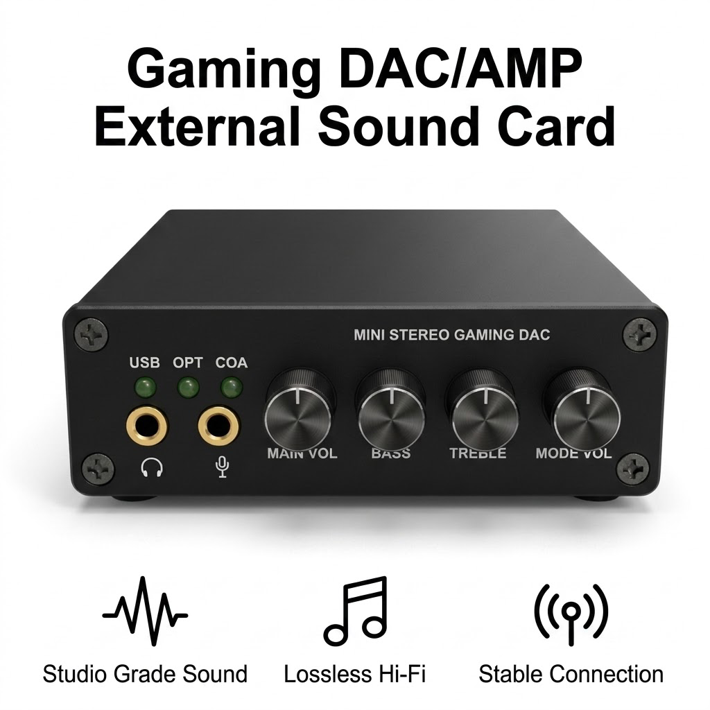 Mini Gaming DAC Headphone Ampl - огляд і ціна Pc Gaming Ps5