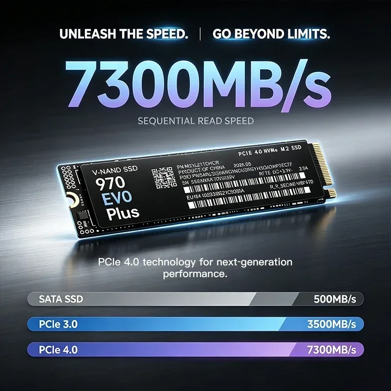 7400MB/s 970 EVO Plus M.2 NVMe - огляд і ціна Pc Gaming Ps5