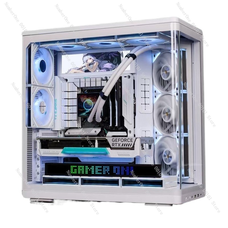 Curved Tempered Glass Aquarium - огляд і ціна Pc Gaming Aquarium