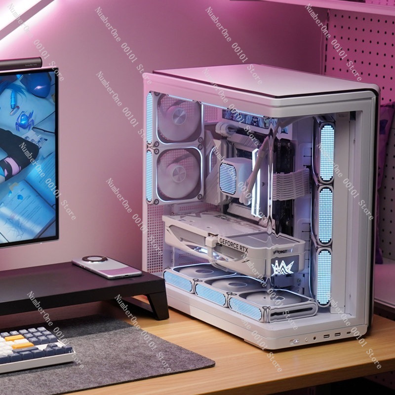 Curved Tempered Glass Aquarium - огляд і ціна Pc Gaming Aquarium