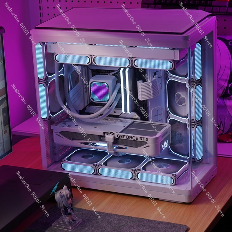 Curved Tempered Glass Aquarium - огляд і ціна Pc Gaming Aquarium