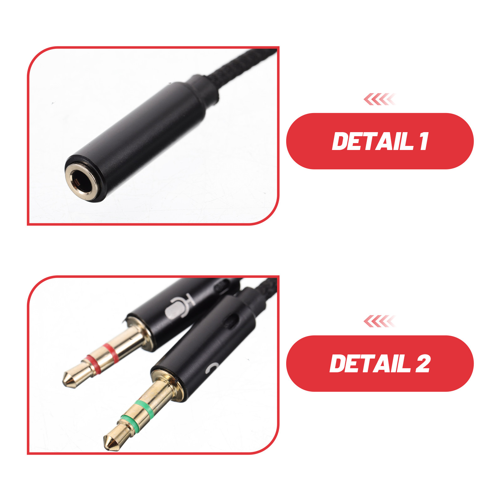 5Pcs 3.5mm Female to Male Micr - огляд і ціна Pc Gaming Online