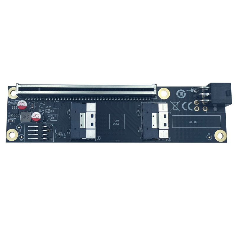 NEW 2 Port SlimSAS 8i x2 to PC - огляд і ціна Gpu Vertical Mount