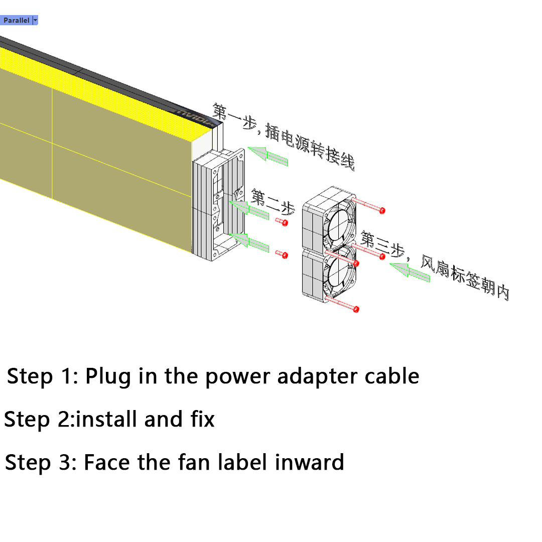 ADT-Link Universal GPU Cooler  - огляд і ціна Gpu Vertical Mount